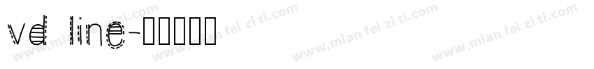 vd line字体转换
